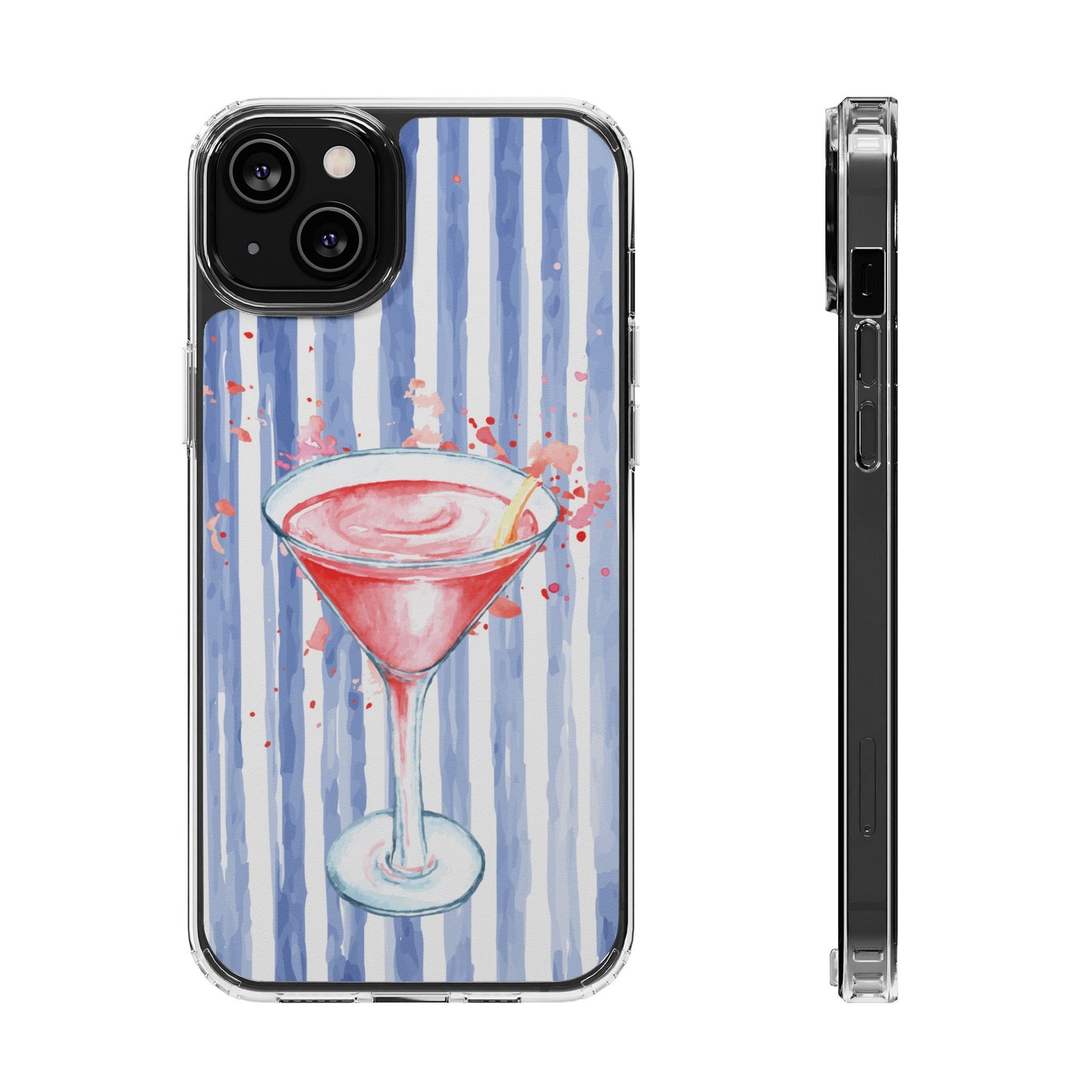 'Wine glass" Clear Iphone Cases