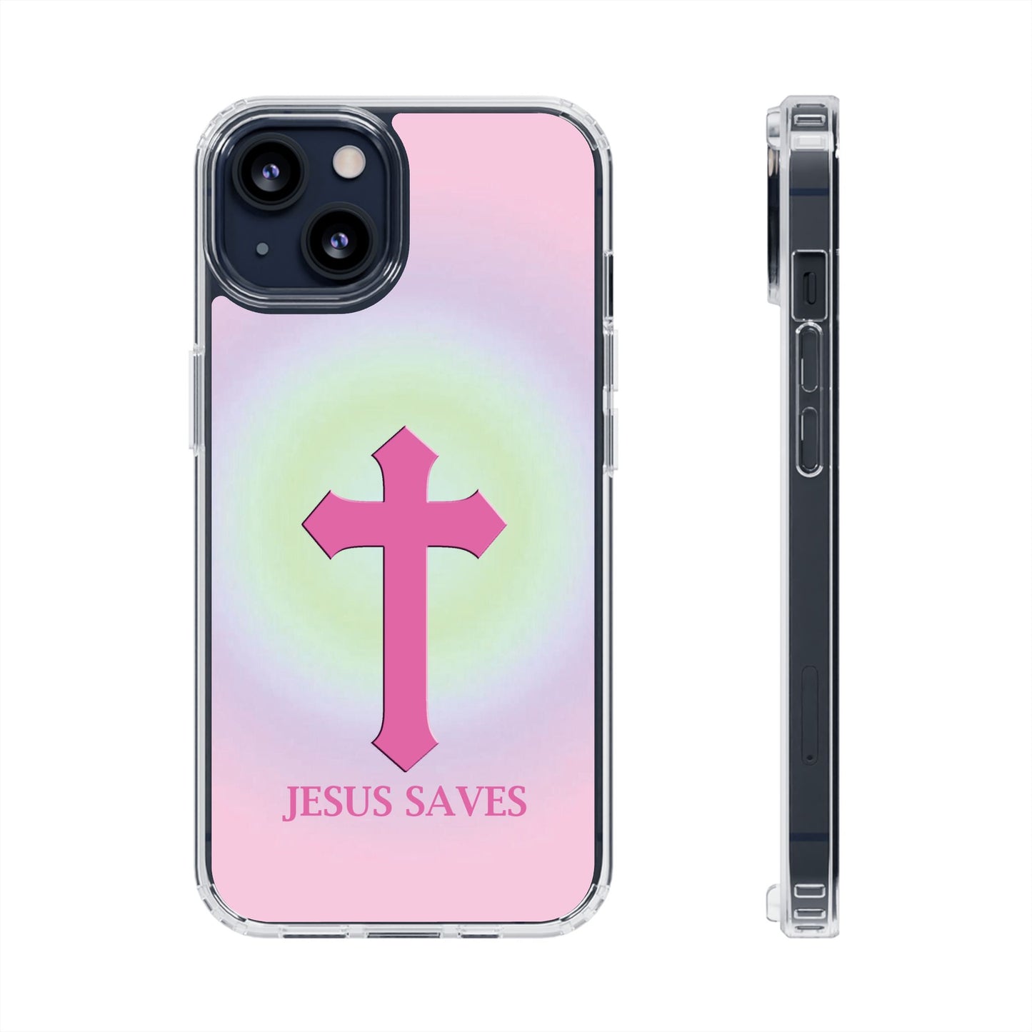 'Jesus Saves' Clear Iphone Cases