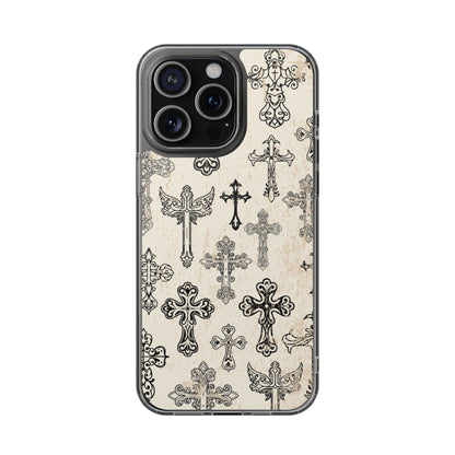 'Little cross' Clear Iphone Cases