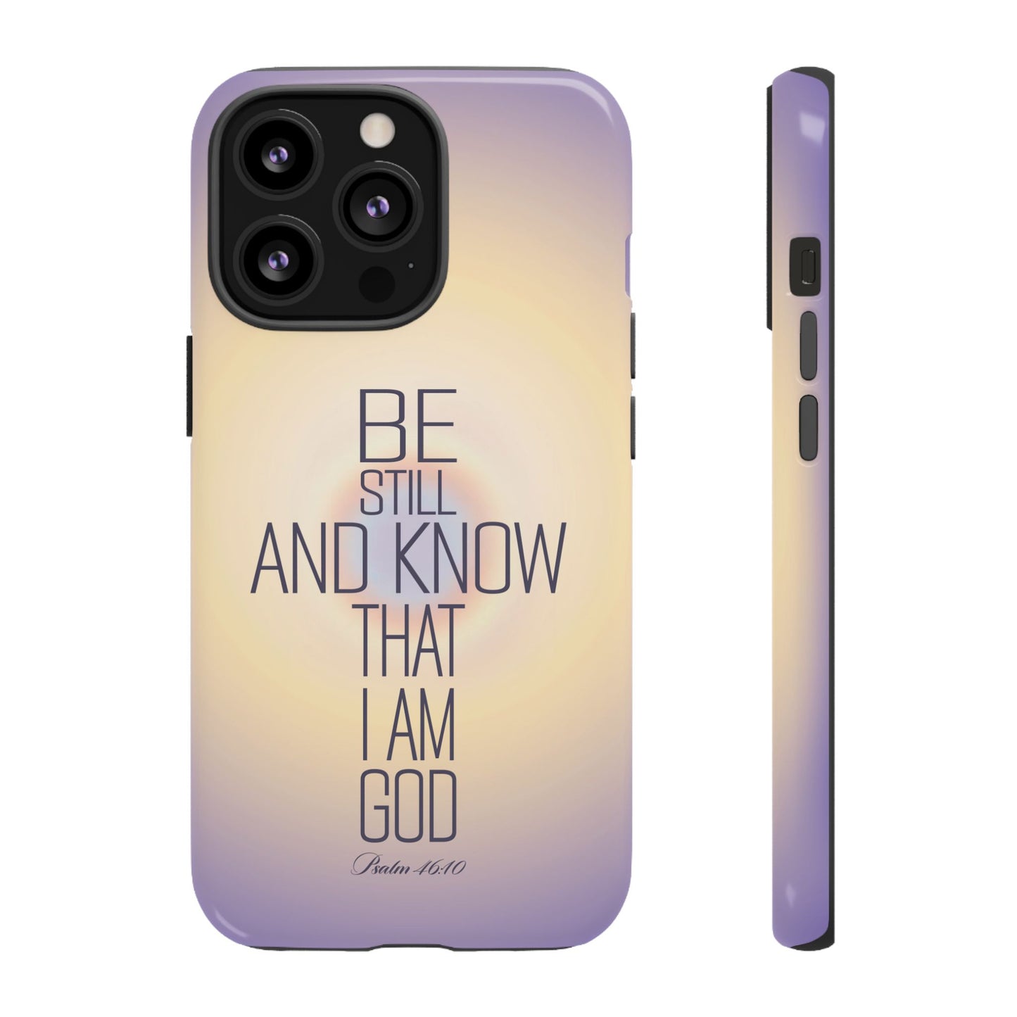 'Psalm 46v10 Bible verse' Tough Iphone Cases