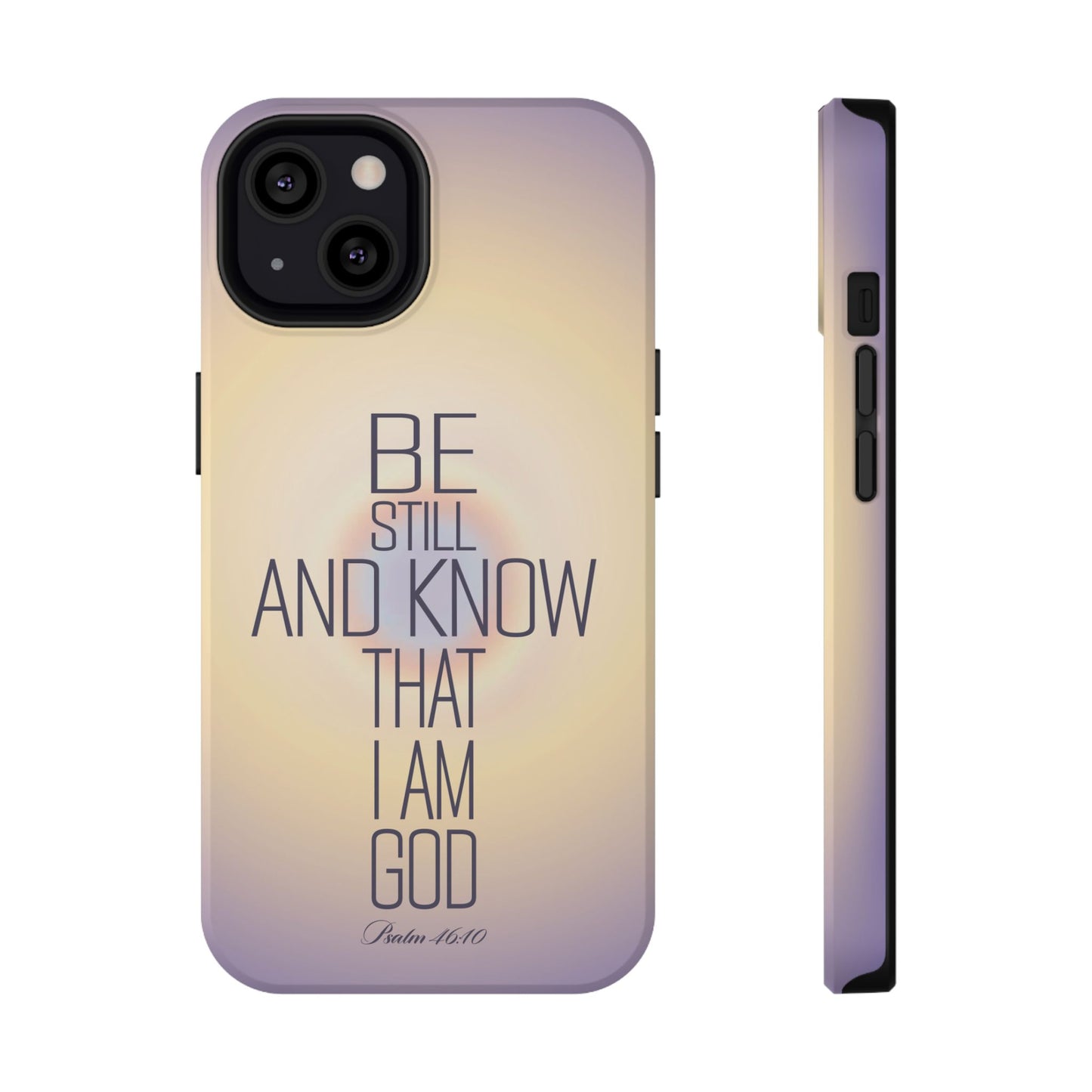 'Psalm 46v10 Bible verse ' Impact-Resistant Iphone Cases