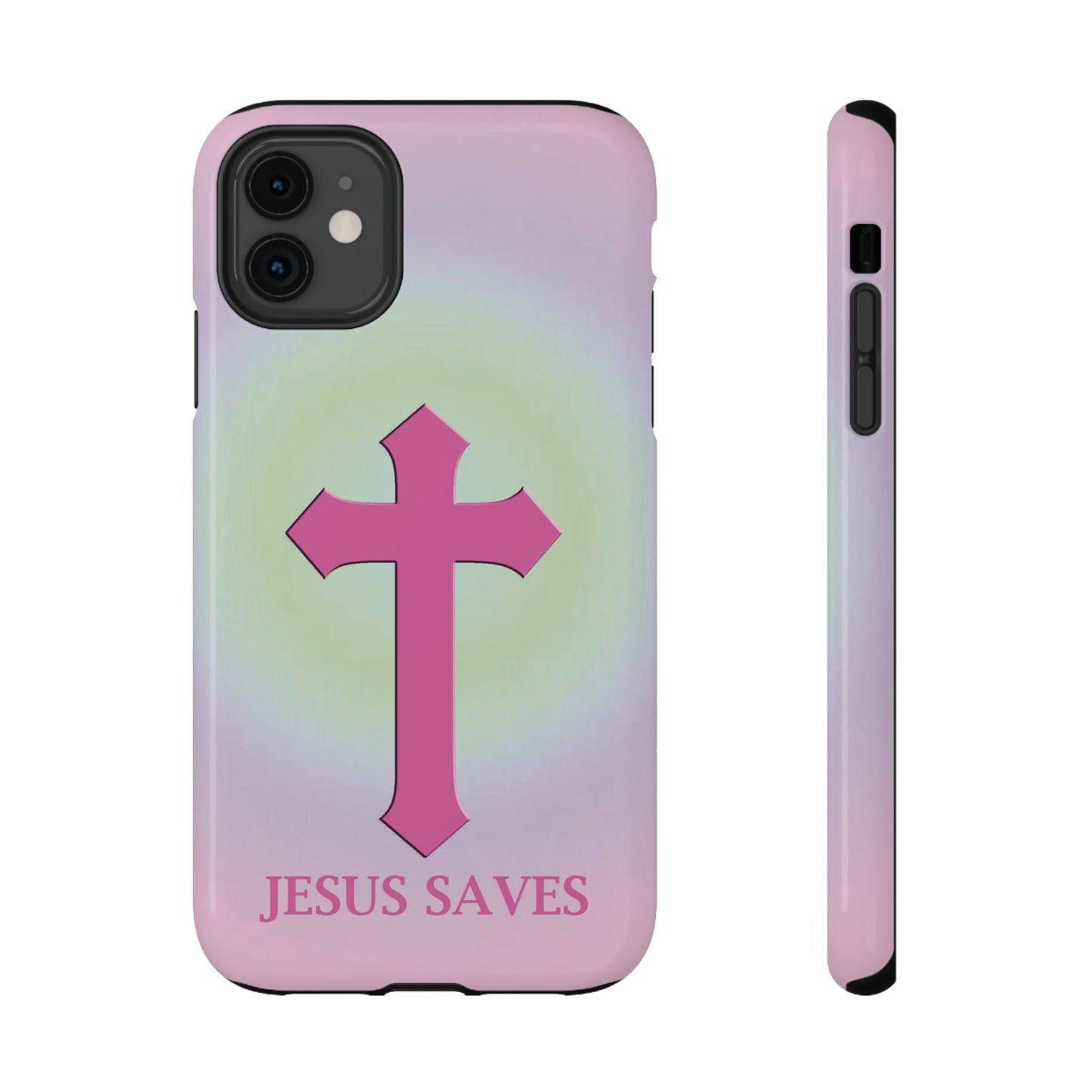 'Jesus loves' Impact-Resistant Iphone Cases