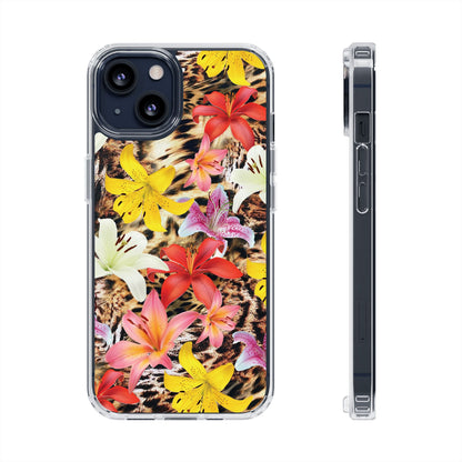 'Lovely flowers' Clear Iphone Cases