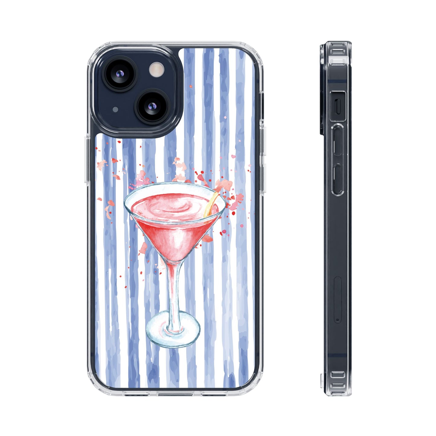 'Wine glass" Clear Iphone Cases