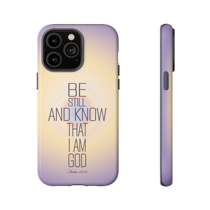 'Psalm 46v10 Bible verse' Tough Iphone Cases