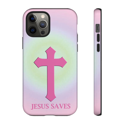 'Jesus Saves' Tough Iphone Cases