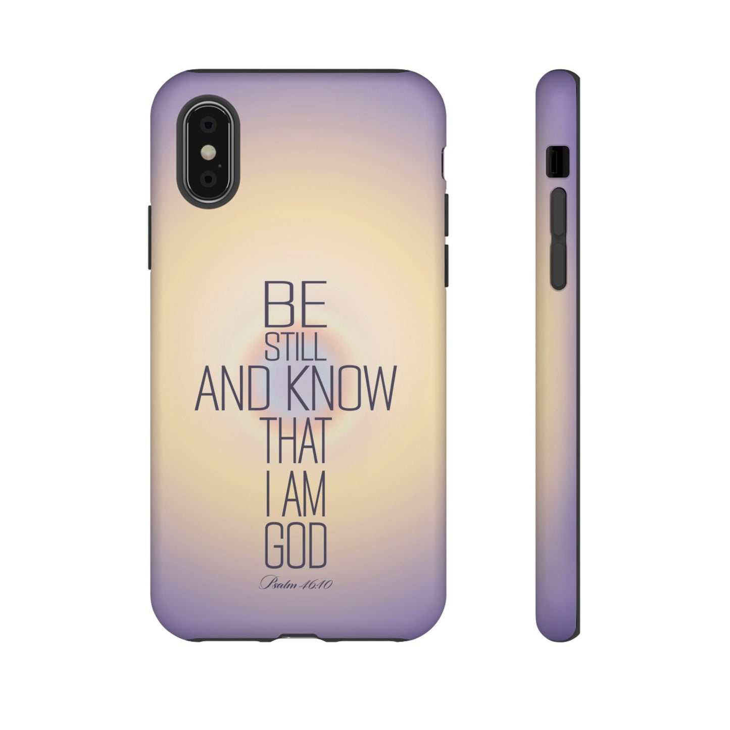 'Psalm 46v10 Bible verse' Tough Iphone Cases