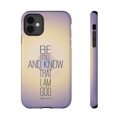 'Psalm 46v10 Bible verse ' Impact-Resistant Iphone Cases