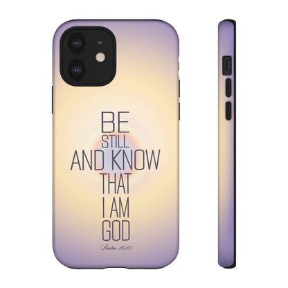 'Psalm 46v10 Bible verse' Tough Iphone Cases