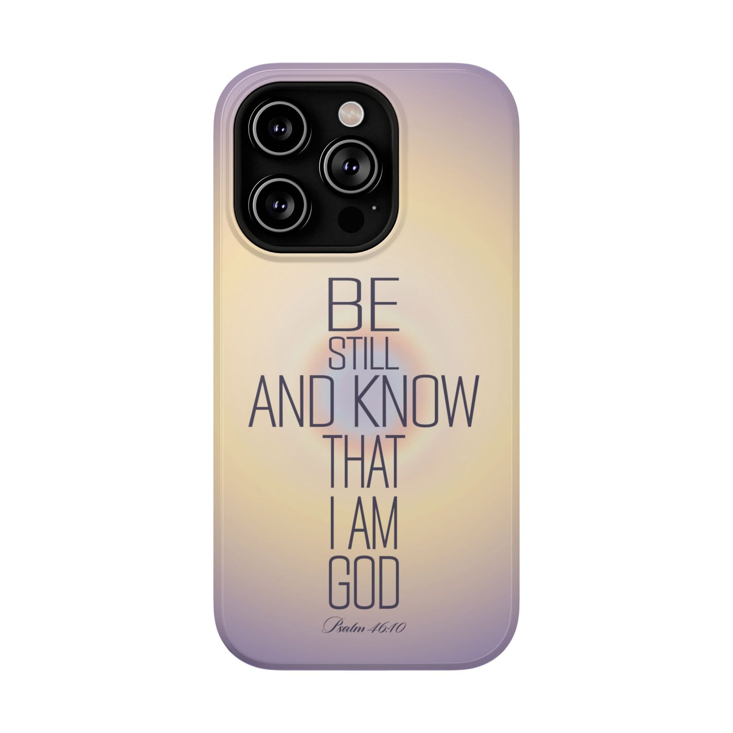 'Psalm 46v10 Bible verse ' Impact-Resistant Iphone Cases