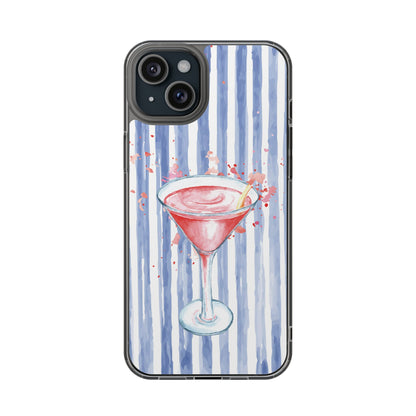 'Wine glass" Clear Iphone Cases