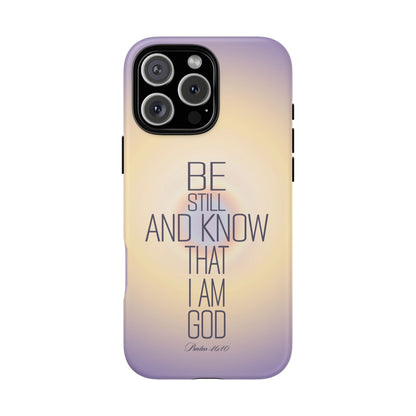 'Psalm 46v10 Bible verse' Tough Iphone Cases