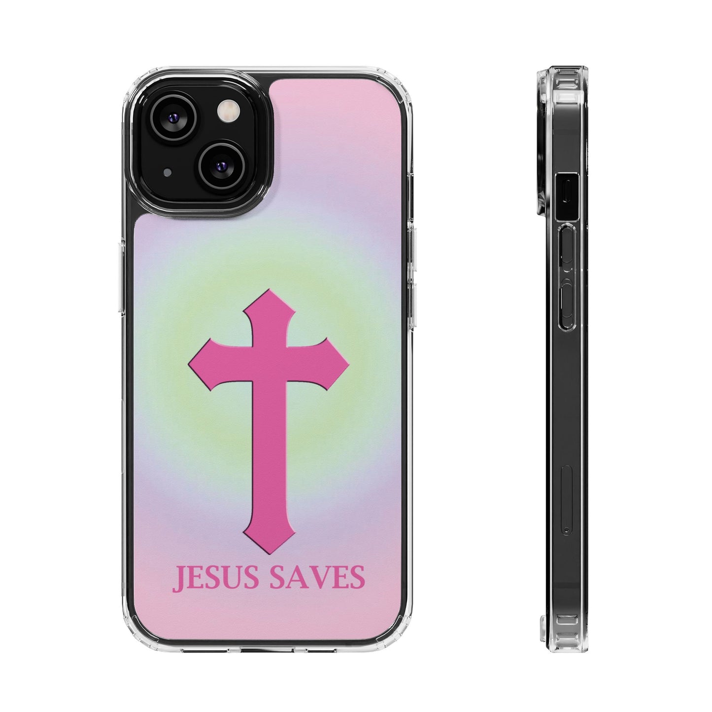 'Jesus Saves' Clear Iphone Cases