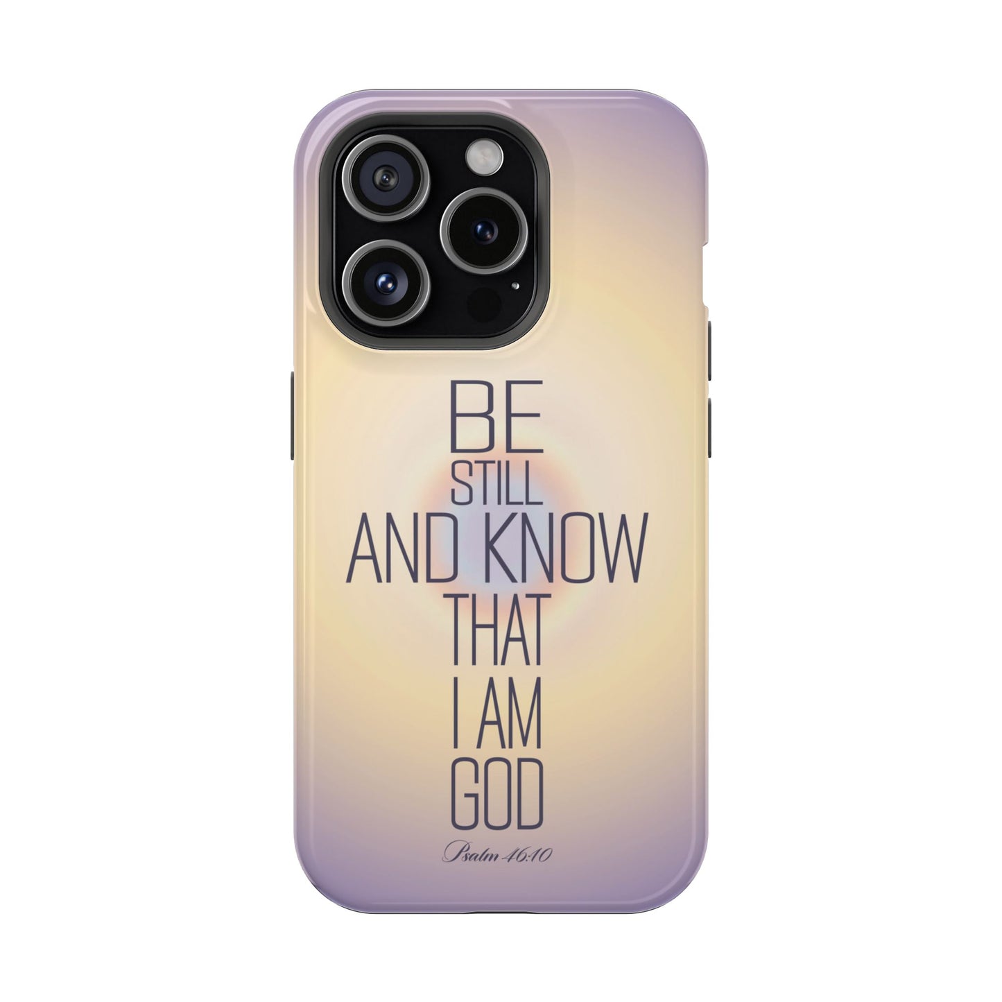 'Psalm 46v10 Bible verse ' Impact-Resistant Iphone Cases