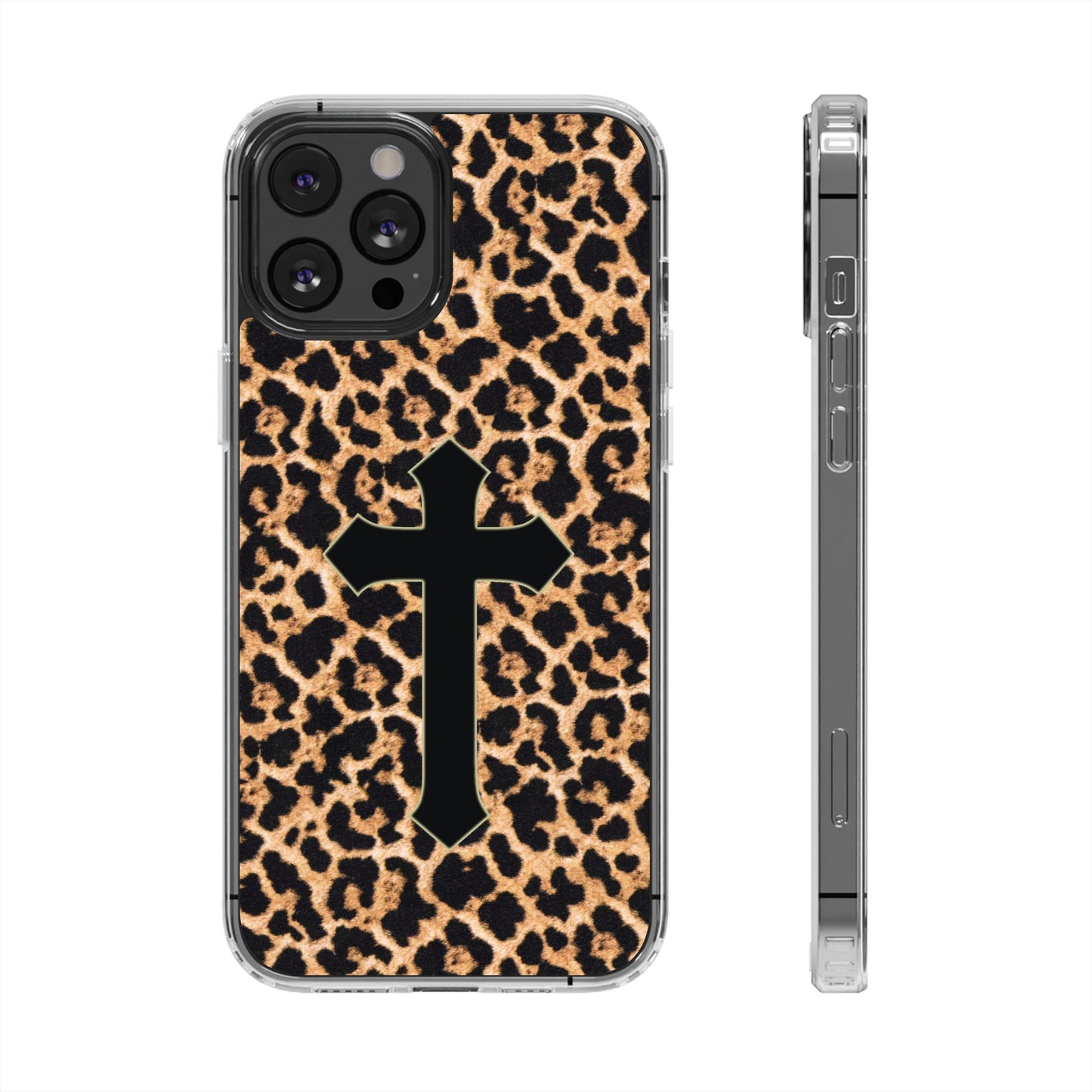 'Tiger skin' Clear Iphone Cases