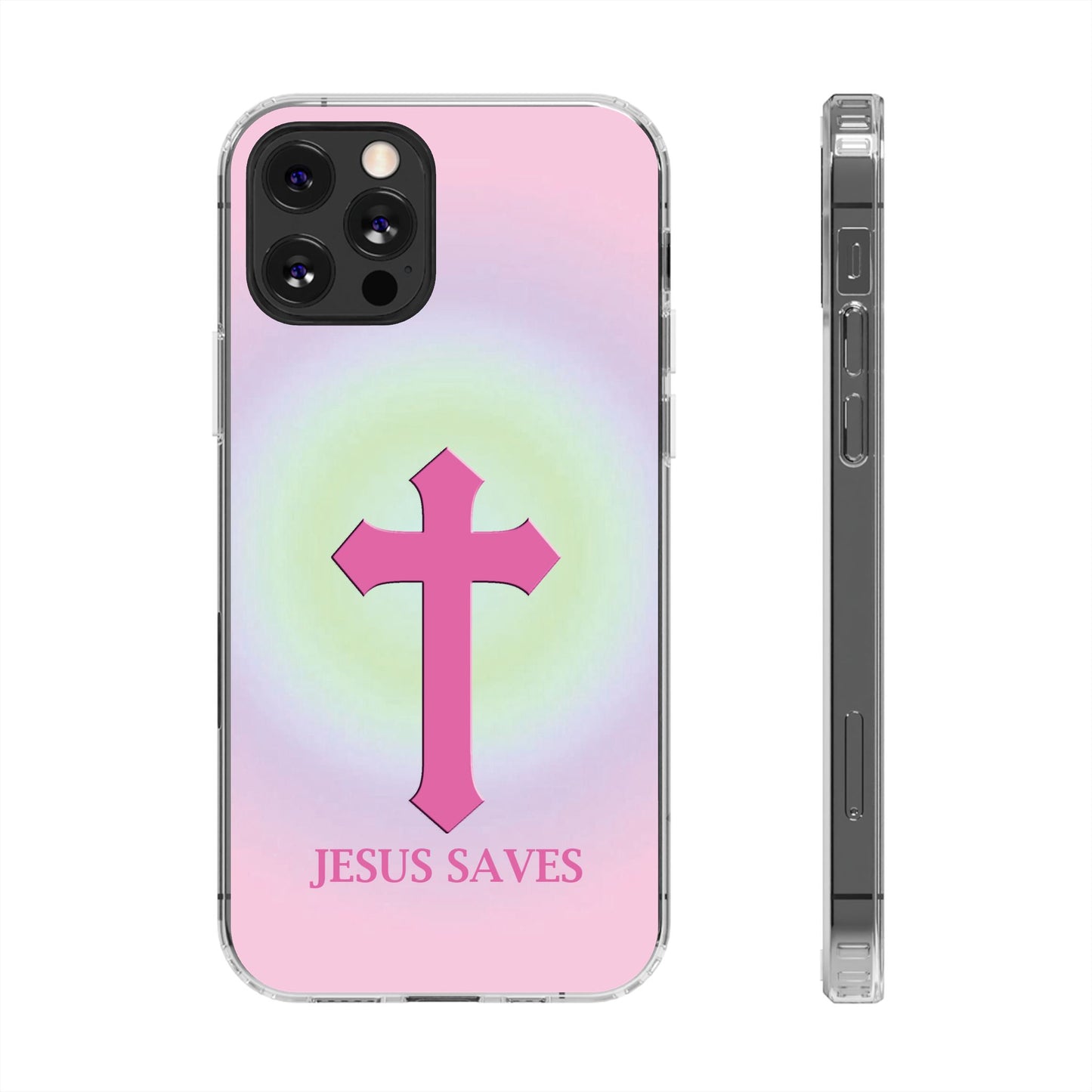 'Jesus Saves' Clear Iphone Cases