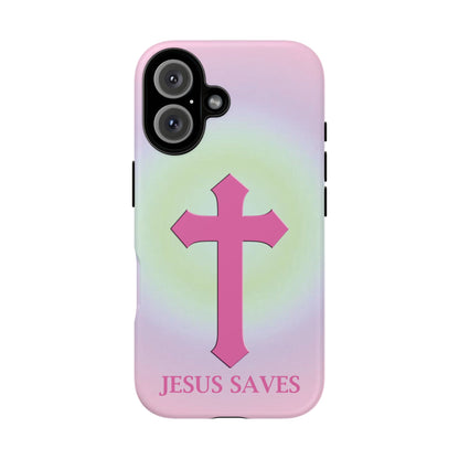 'Jesus Saves' Tough Iphone Cases