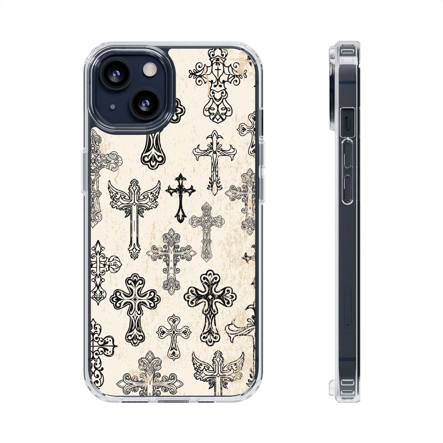 'Little cross' Clear Iphone Cases