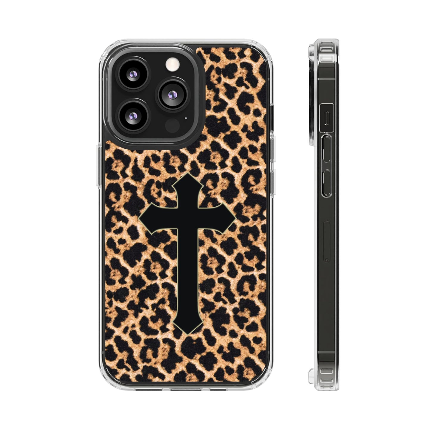 'Tiger skin' Clear Iphone Cases