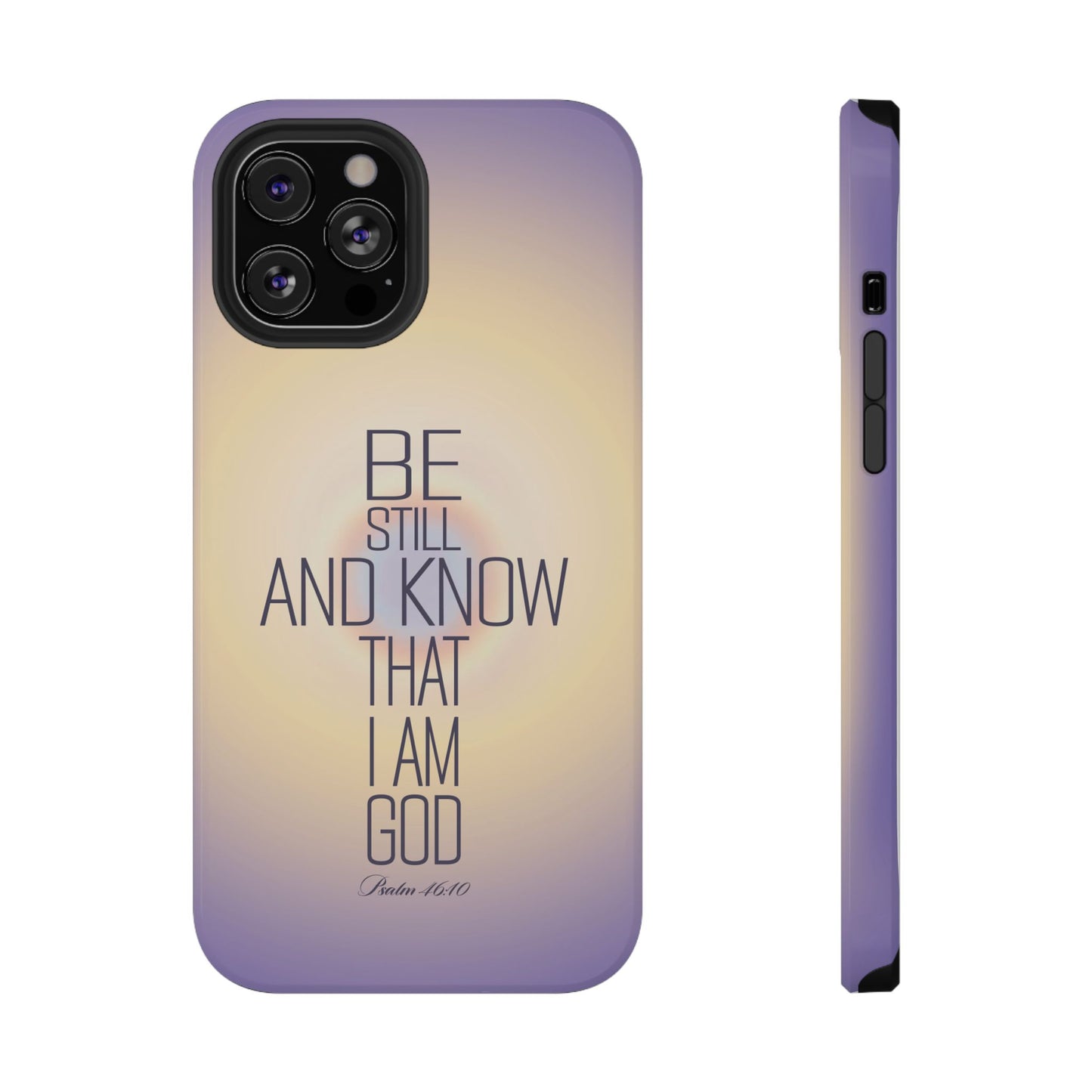 'Psalm 46v10 Bible verse ' Impact-Resistant Iphone Cases