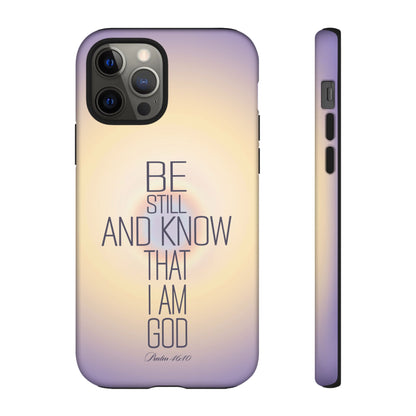 'Psalm 46v10 Bible verse' Tough Iphone Cases