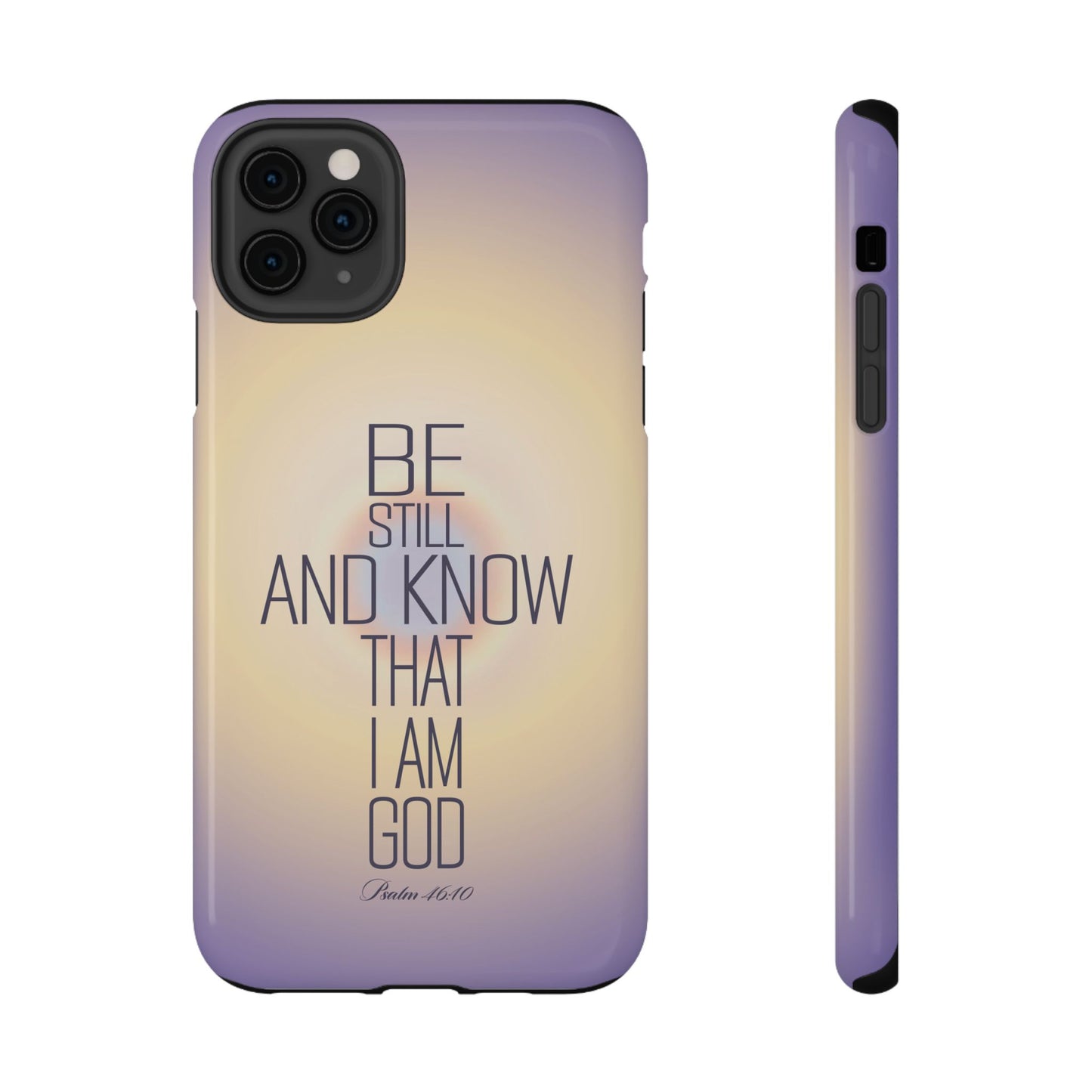 'Psalm 46v10 Bible verse ' Impact-Resistant Iphone Cases