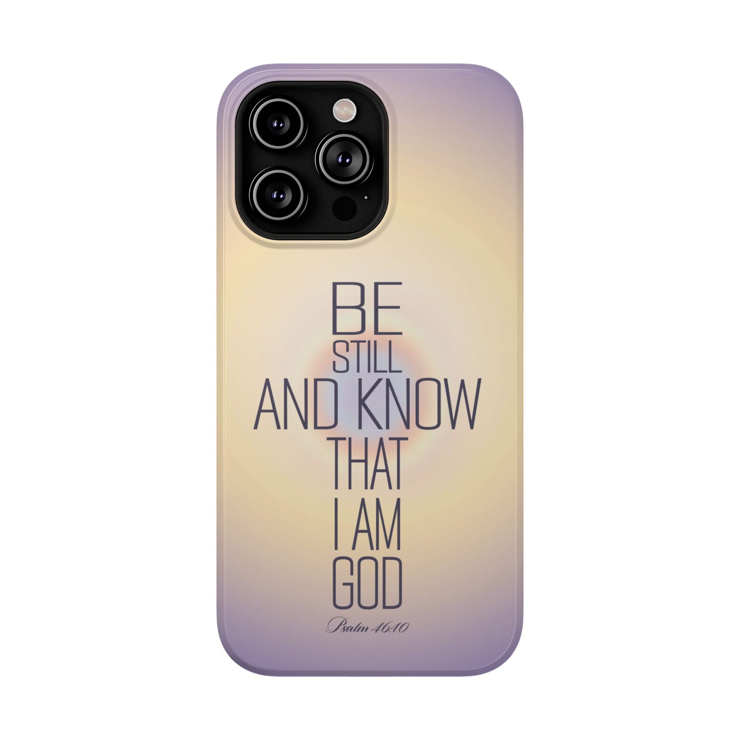 'Psalm 46v10 Bible verse ' Impact-Resistant Iphone Cases