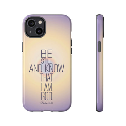 'Psalm 46v10 Bible verse' Tough Iphone Cases