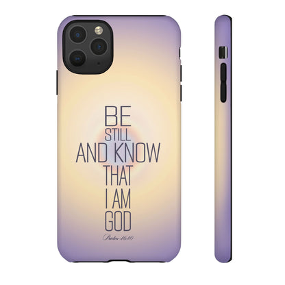 'Psalm 46v10 Bible verse' Tough Iphone Cases