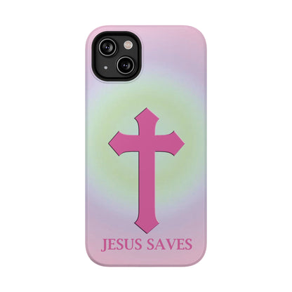 'Jesus loves' Impact-Resistant Iphone Cases