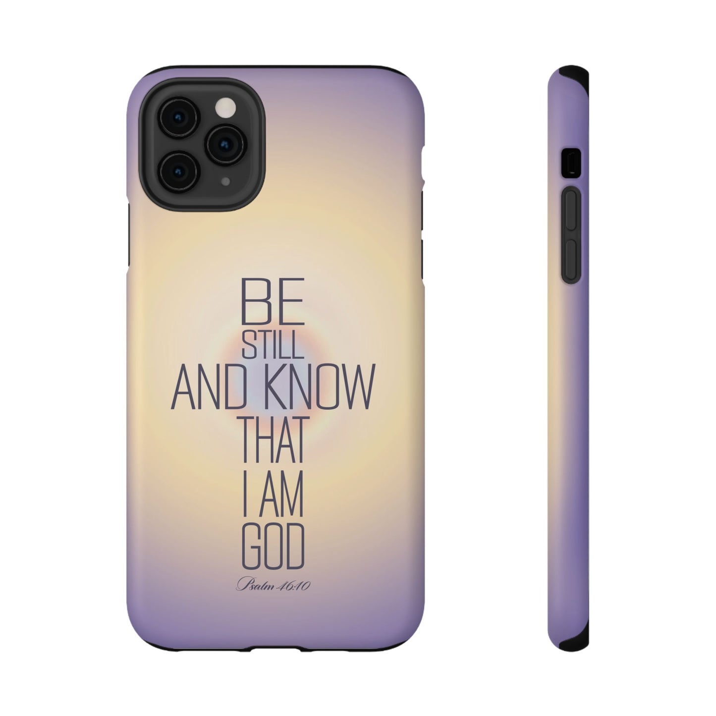 'Psalm 46v10 Bible verse ' Impact-Resistant Iphone Cases