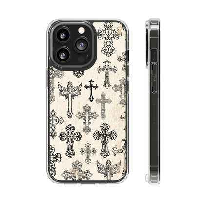 'Little cross' Clear Iphone Cases