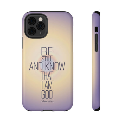 'Psalm 46v10 Bible verse ' Impact-Resistant Iphone Cases