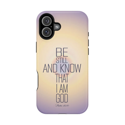 'Psalm 46v10 Bible verse ' Impact-Resistant Iphone Cases