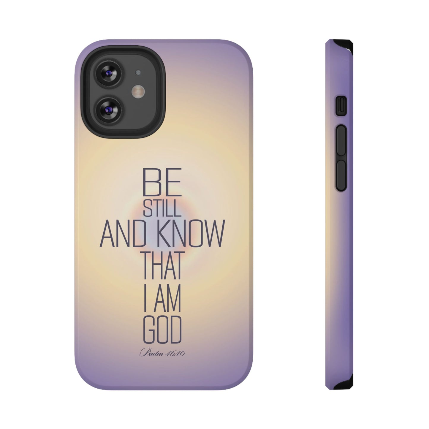 'Psalm 46v10 Bible verse ' Impact-Resistant Iphone Cases