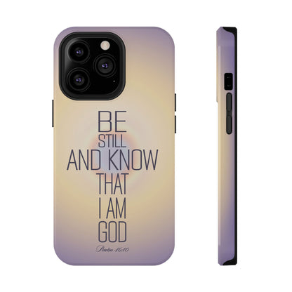 'Psalm 46v10 Bible verse ' Impact-Resistant Iphone Cases