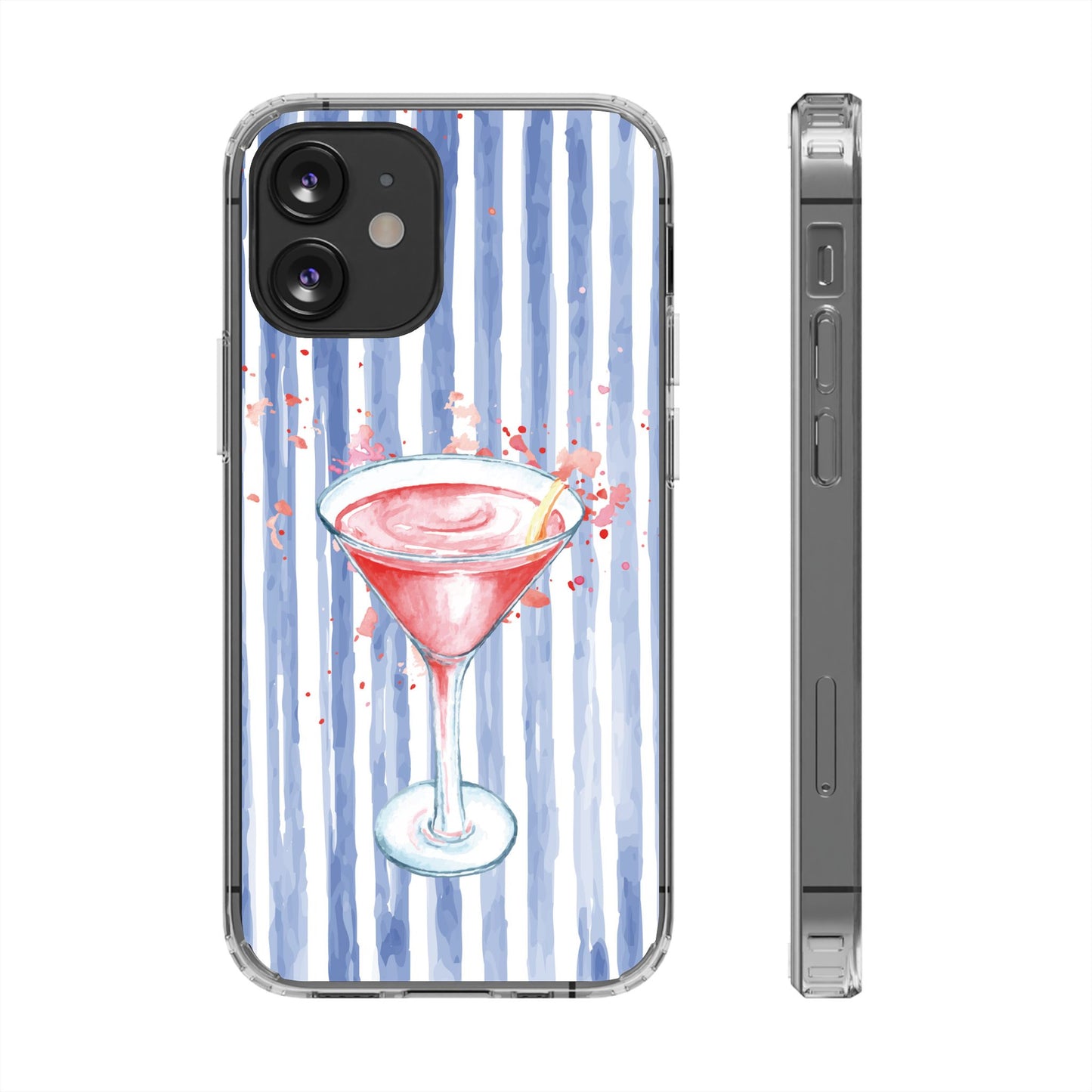 'Wine glass" Clear Iphone Cases