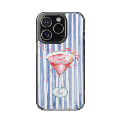 'Wine glass" Clear Iphone Cases