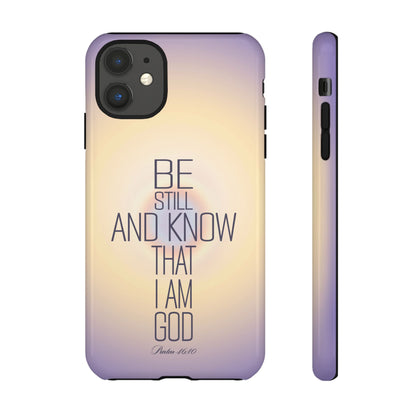 'Psalm 46v10 Bible verse' Tough Iphone Cases