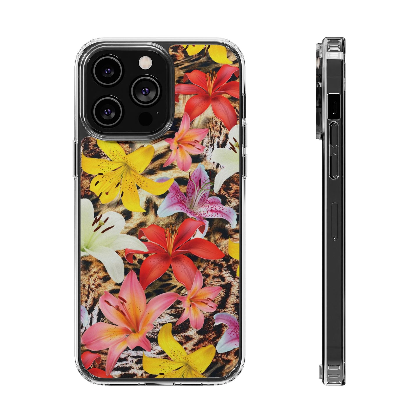 'Lovely flowers' Clear Iphone Cases