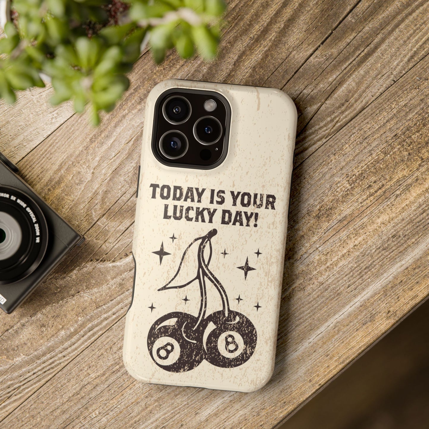 'Today is your lucky day' Impact-Resistant Iphone Cases