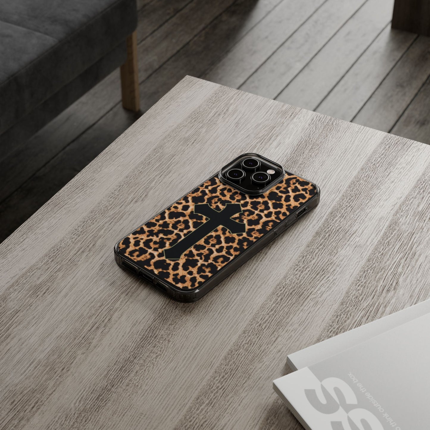 'Tiger skin' Clear Iphone Cases