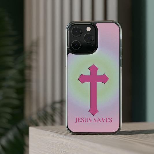 'Jesus Saves' Clear Iphone Cases