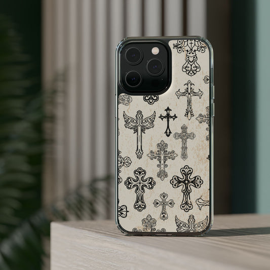 'Little cross' Clear Iphone Cases