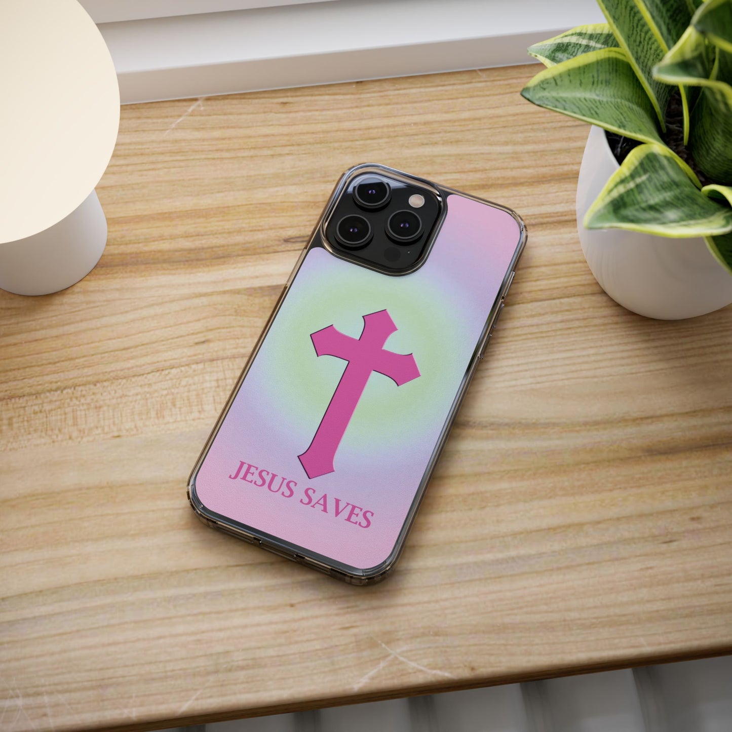 'Jesus Saves' Clear Iphone Cases