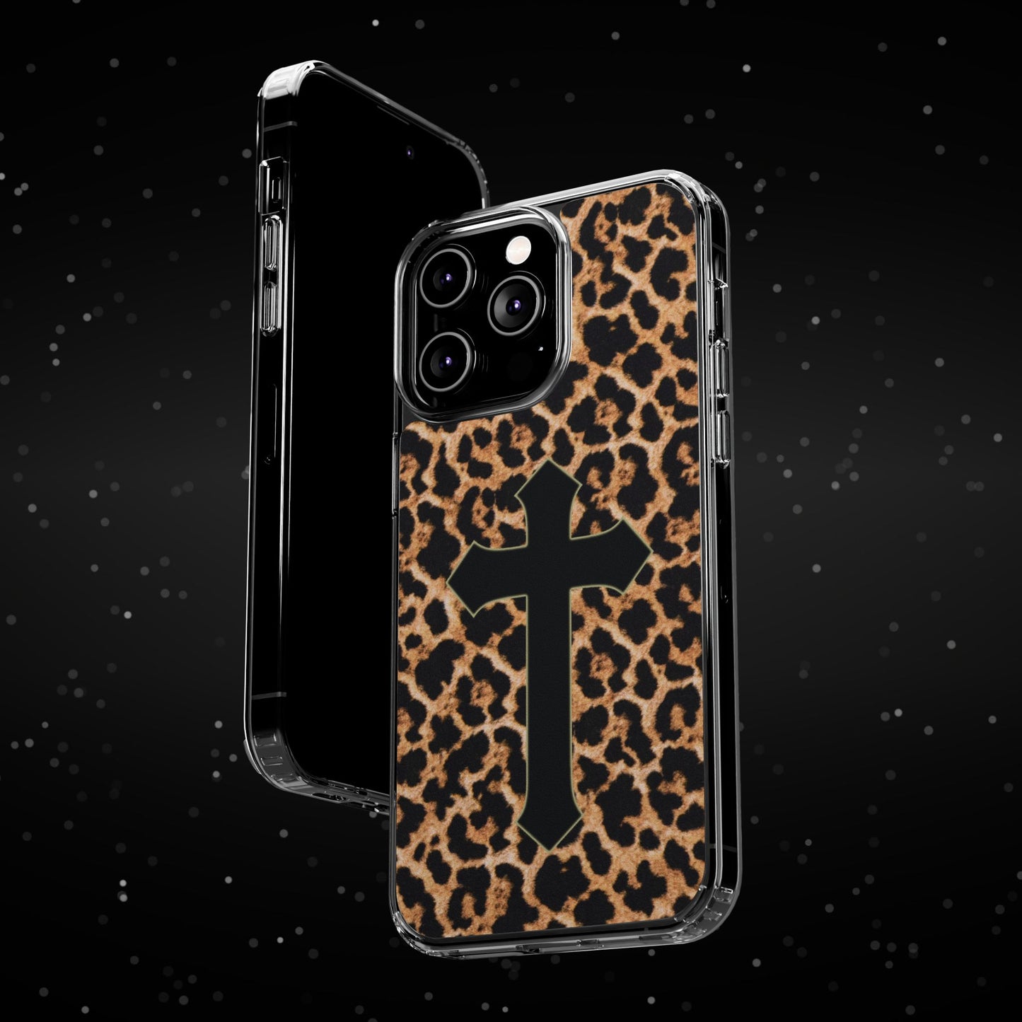 'Tiger skin' Clear Iphone Cases