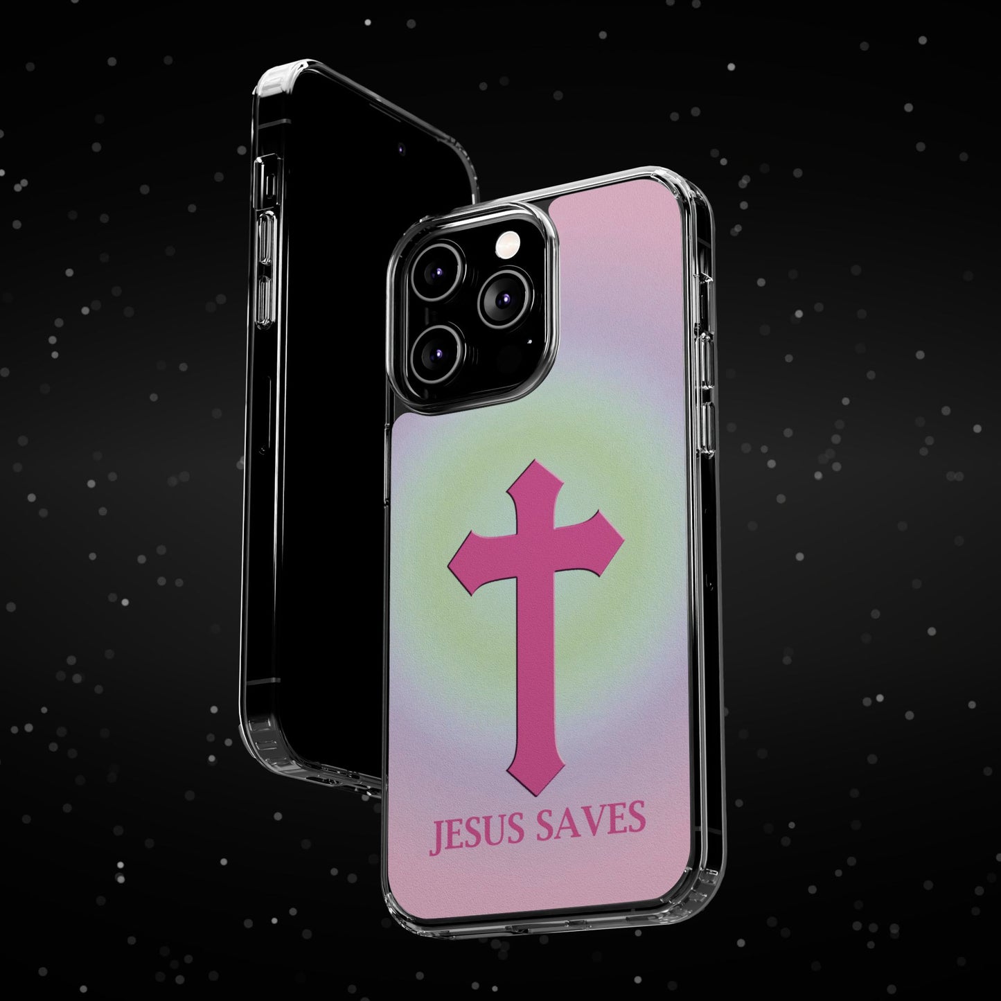 'Jesus Saves' Clear Iphone Cases