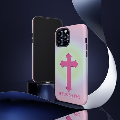 'Jesus Saves' Tough Iphone Cases