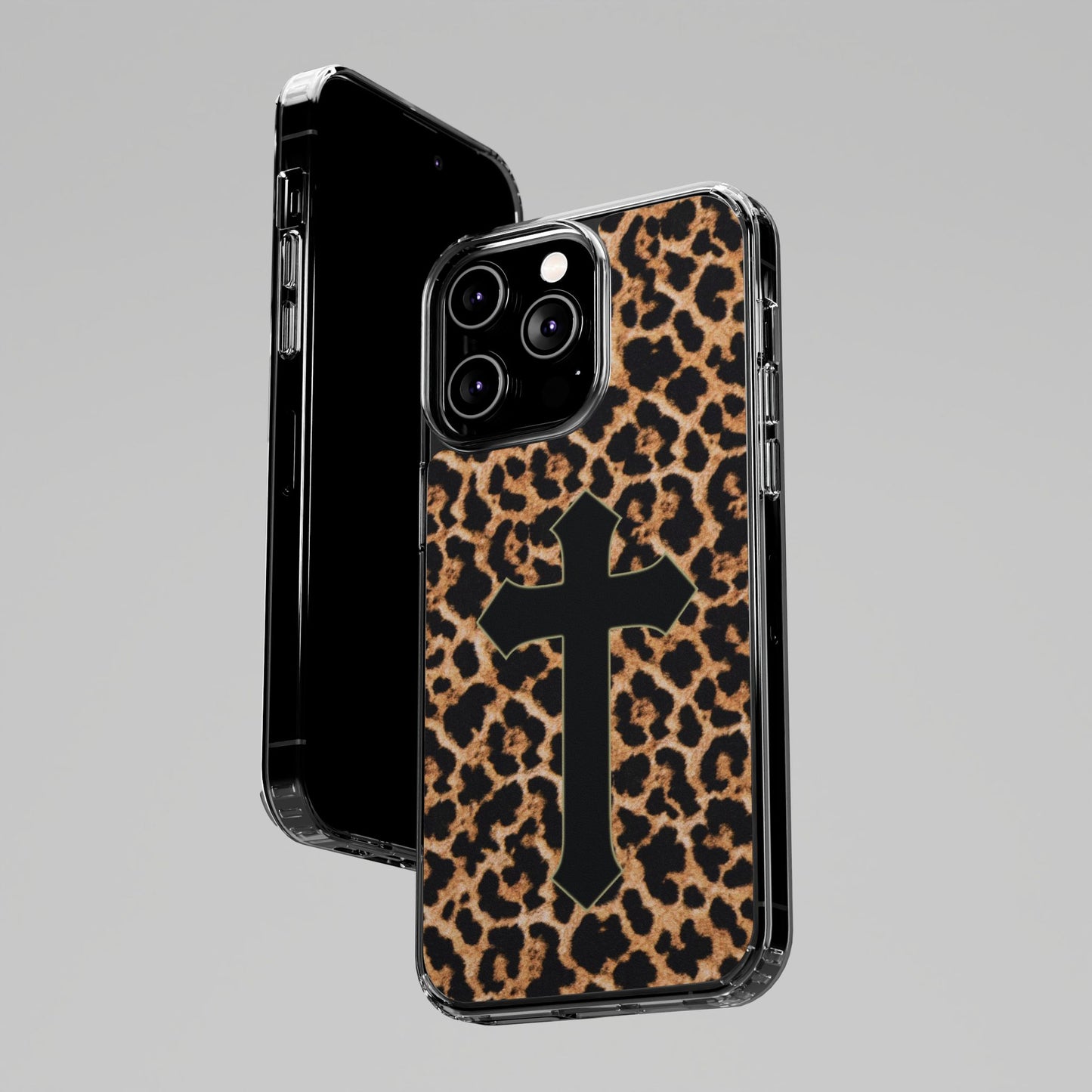 'Tiger skin' Clear Iphone Cases