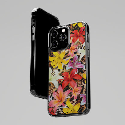 'Lovely flowers' Clear Iphone Cases